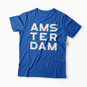 Tricou Amsterdam - Bărbați-Albastru Regal